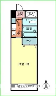 メゾン・ド・カルチェ舟入【2階】の間取り