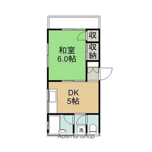 コーポMIYA【102号室】の間取り