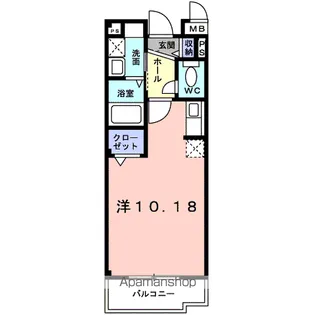 グラディオ・I【1階】の間取り
