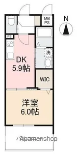 プレコート高松【403号室】の間取り