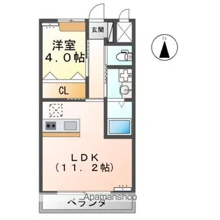 DANDELIONⅢ(ダンデリオンスリー)【2階】の間取り