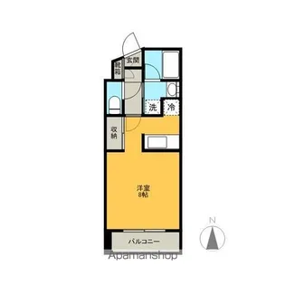 ベアレント【5階】の間取り
