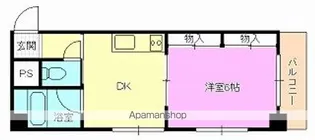 メゾンブランシュ【4階】の間取り