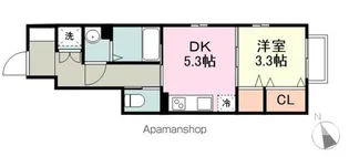 CASA LUCEⅡ【1階】の間取り