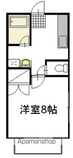 サニーガーデン A棟【207号室】の間取り