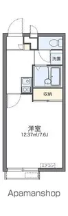 レオパレス浜川田【2階】の間取り