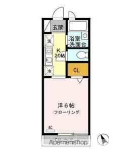クレセント経堂【2階】の間取り