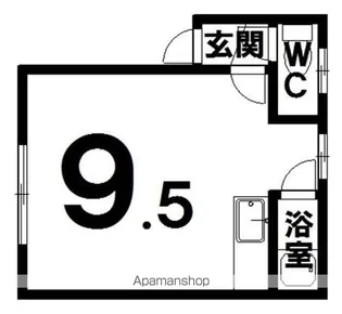 コーポベルバード【204号室】の間取り