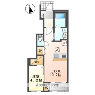 アクエリアス【103号室】の間取り