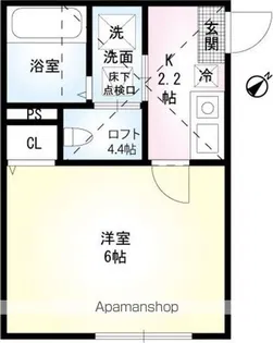 フェリシダ子安【1階】の間取り