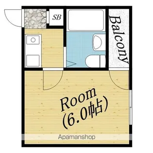シャルマン千林【2階】の間取り