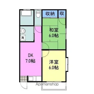 エクセルKOYO【201号室】の間取り