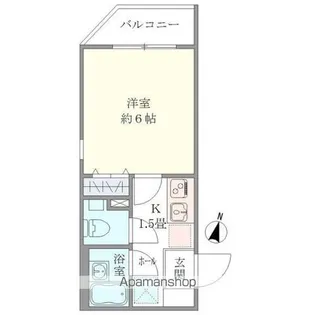 ライブカーサ板橋大山【3階】の間取り