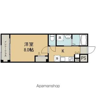 ひかり 本郷【110号室】の間取り