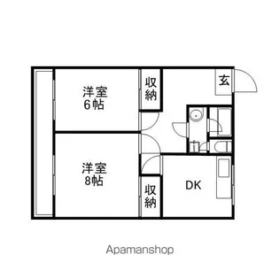 グランメゾン桐原【1階】の間取り
