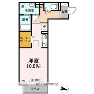 フレッチェ・ボスコII【1階】の間取り