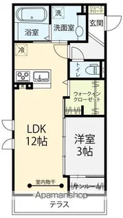 ポンパブランカ8【101号室】の間取り