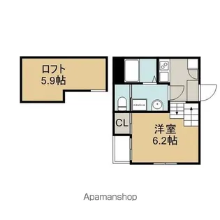 Cathbharr 車道【1階】の間取り