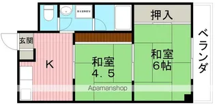 エステルハイツ【2階】の間取り