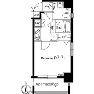 ヴェルト亀戸【2階】の間取り