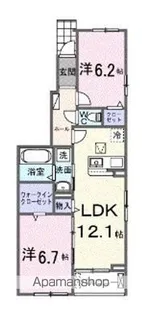 ノース圓 はる【1階】の間取り