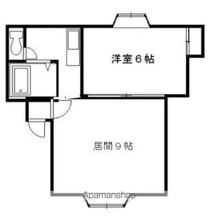 ロイヤルハイツ桑園【106号室】の間取り