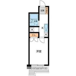 日宝コート金沢文庫【203号室】の間取り