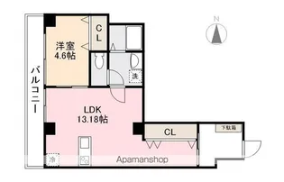 CALME【5階】の間取り
