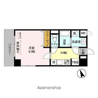 アルカータ壽 (住居部分)【2階】の間取り