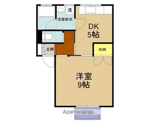 マリンヒルズ21【A-102号室】の間取り