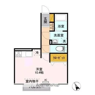 セントラル M【2階】の間取り