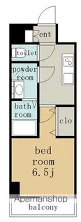 SーRESIDENCE名駅北ALESIA(アレシア)【4階】の間取り