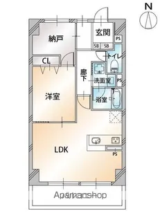 BAUM ATAGO【4階】の間取り