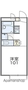 レオパレスドリームK【1階】の間取り