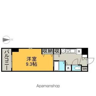 グランツ丸の内【3階】の間取り