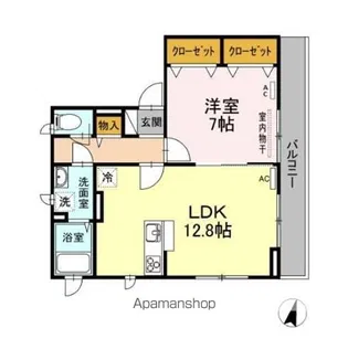 メゾン・ド・オカ【2階】の間取り