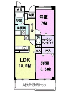 フランカーサ【4階】の間取り