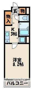 バニーメドー壱番館【3階】の間取り