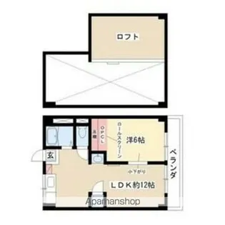 シーズンコート上小田井西Ⅰ【201号室】の間取り