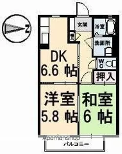 バリュージュ泉保【1階】の間取り
