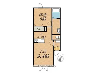 オーブⅢ【1階】の間取り