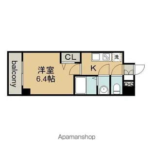 アステリ鶴舞ディオ【6階】の間取り