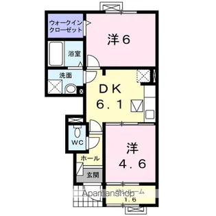 アルドール【1階】の間取り