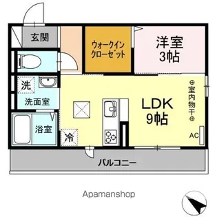 カルミア【1階】の間取り