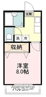 プレーンハイツ宮町【2階】の間取り