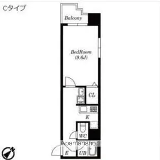 鶴舞パークヒルズ【8階】の間取り