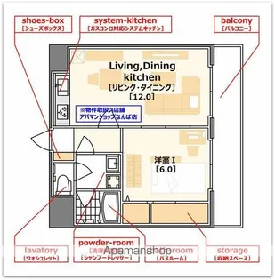 大正メゾン(MAISON)【6階】の間取り