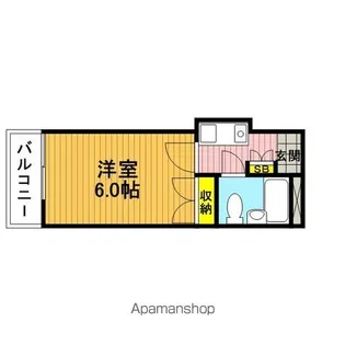 アートパレス浦和NO.1【203号室】の間取り