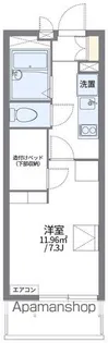 レオパレス妙慶【202号室】の間取り