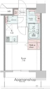 エンクレスト博多PREMIER【9階】の間取り